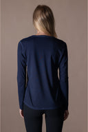T-shirt Lila Délavé - Abysse