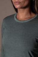 Washed Lilac T-shirt - Khaki
