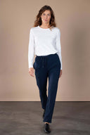 T-shirt Lila - Blanc