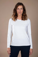 T-shirt Lila - Blanc