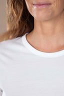 T-shirt Lila - Blanc