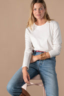 T-shirt Lila - Ivoire