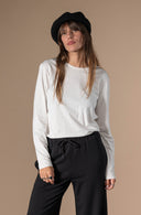 T-shirt Lila - Ivoire