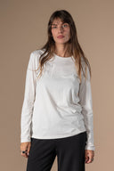 T-shirt Lila - Ivoire
