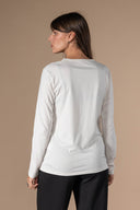 T-shirt Lila - Ivoire