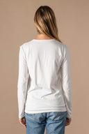 T-shirt Lila - Ivoire