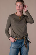 T-shirt Lila - Militare