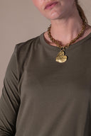 T-shirt Lila - Militare