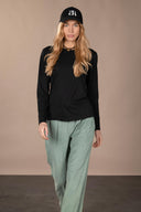 T-shirt Lila - Noir