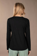 T-shirt Lila - Noir