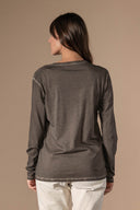 T-shirt Lila Délavé - Pepper