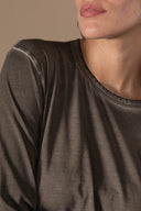 T-shirt Lila Délavé - Pepper