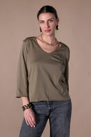 T-shirt Lio - Aceituna