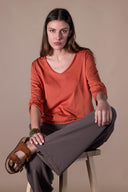 Lio T-shirt - Cinnamon