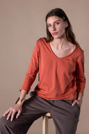 Lio T-shirt - Cinnamon