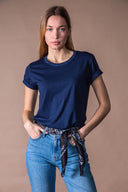 Maribel Washed T-shirt - Abyss