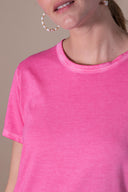 T-shirt Maribel Délavé - Bubble Gum