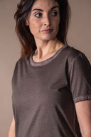 Maribel Washed T-shirt - Cocoa