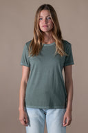 T-shirt Maribel Délavé - Kaki