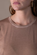 T-shirt Maribel Délavé - Latte