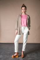 T-shirt Maribel Délavé - Soft Pink
