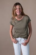 T-shirt Maribel - Aceituna