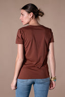 T-shirt Maribel - Pecan