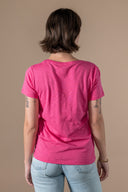 T-shirt Maribel - Pink Flamme