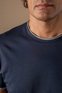 T-shirt Marius - Marine/Gris Chine