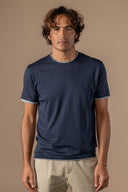 T-shirt Marius - Marine/Gris Chine