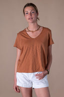 T-shirt Maya - Lin Flamme
