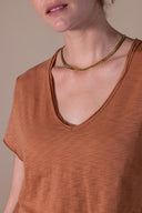 T-shirt Maya - Lin Flamme