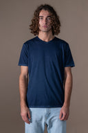 T-shirt Milo Délavé - Abysse