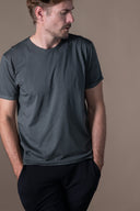 T-shirt Milo Délavé - Anthracite