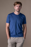 T-shirt Milo Délavé - Cobalt