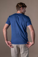 T-shirt Milo Délavé - Cobalt
