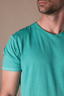 T-shirt Milo Délavé - Green