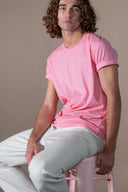 T-shirt Milo Délavé - Soft Pink