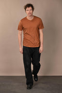 T-shirt Milo Délavé - Toffee