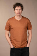 T-shirt Milo Délavé - Toffee