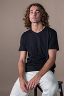T-shirt Milo - Black Flamme