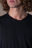 T-shirt Milo - Black Flamme