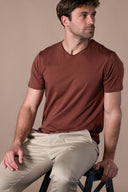 T-shirt Milo - Pecan