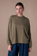 Sweatshirt Mya - Olive