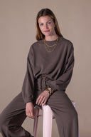 Sweat-shirt Mya - Moka