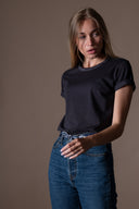 T-shirt Nina Délavé - Graphite