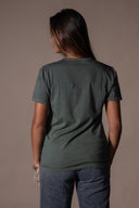 T-shirt Nina Délavé - Kaki