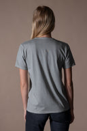 T-shirt Nina Délavé - Zinc