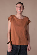 T-shirt Noelia - Lin Flamme