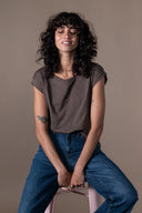 T-shirt Noelia - Moka Flamme